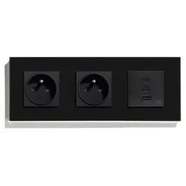 szklane-gniazdko-podwojne-szybka-ladowarka-65w-quick-charge-2xusb-c-usb-a
