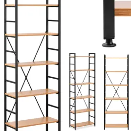 regal-na-ksiazki-dekoracje-loftowy-industrialny-maks-150-kg-6-polek