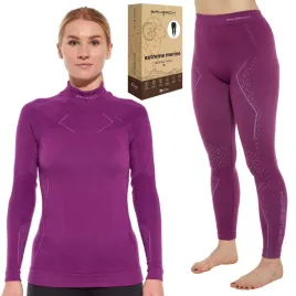 bielizna-termoaktywna-damska-welniana-bluza-legginsy-brubeck-merino-m