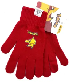 rekawiczki-pokemon-pikachu-czerwone-oryginalne