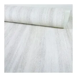 tapeta-jak-tkany-material-w-jodelke-jasny-braz-i-bialy-zmywalna-flizelina