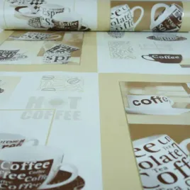 tapeta-kuchenna-bezowe-brazowe-filizanki-winylowa-zmywalna