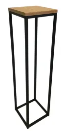 kwietnik-stojacy-metalowy-nowoczesny-loft-92cm-czarny-polka-debowa-na-kwiat