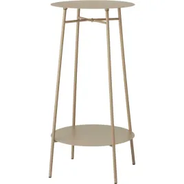 stolik-taboret-dwupoziomowy-metalowy-bezowy-35x60cm
