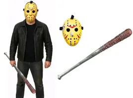 stroj-zabojca-pogromca-zombie-kij-bejsbolowy-zakrwawiony-maska-jason