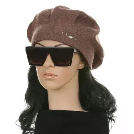 beret-klasyczny-damski-elegancki-zimowy-produkt-polski-majka-brazowy