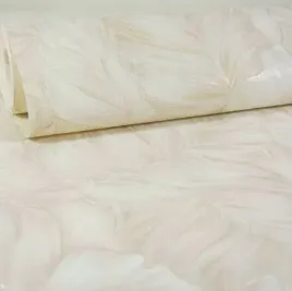 tapeta-elegancka-zlote-liscie-biale-do-pokoju-zmywalna-flizelina