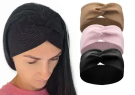 opaska-do-wlosow-czarna-brazowa-puder-zestaw-3szt-przeplatana-prazek