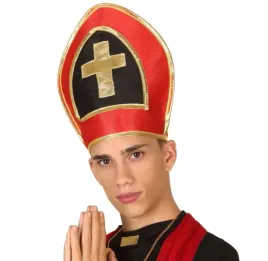 czapka-biskupa-mitra-czerwona-z-krzyzem-tiara-papiez-do-stroju-kardynal