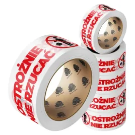 tasma-pakowa-klejaca-ostroznie-nie-rzucac-biala-48-100y-91m-do-pakowania