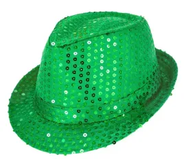 kapelusz-fedora-zielony-cekiny-dzien-swietego-patryka