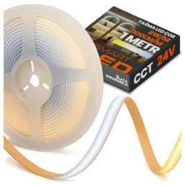 tasma-led-neon-cob-linia-24v-1m-1100lm-8w-pasek-cct-3000-6500k-sciemniana