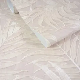 tapeta-do-salonu-luksusowa-liscie-bezowe-jak-wyszywane-flizelina