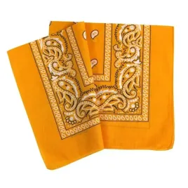 bandama-bandana-chustka-apaszka-jasna-zolta-mandarynkowa-western-kowboj