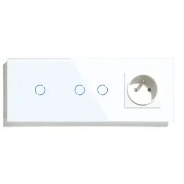 szklany-wlacznik-dotykowy-potrojny-1-2-z-gniazdkiem-podswietlenie-led