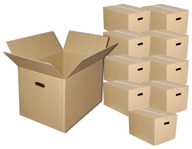 Karton do Przeprowadzki z Uchwytem 600x400x400 3W fala Pudełko Pudło klap