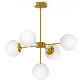 zlota-lampa-wiszaca-sufitowa-led-5x-e27-zyrandol-biale-kule-szklane-salon