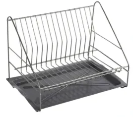 suszarka-do-naczyn-1-poziomowa-z-tacka-srebrna-35cm