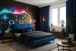 lozko-tapicerowane-z-panelami-funkcja-spania-i-pojemnik-na-posciel