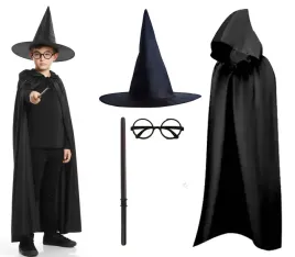 stroj-czarodziej-rozdzka-peleryna-110cm-kapelusz-okulary-magik