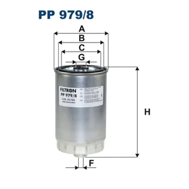 filtron-pp-979-8-rodzaj-filtra-paliwa-przykrecany