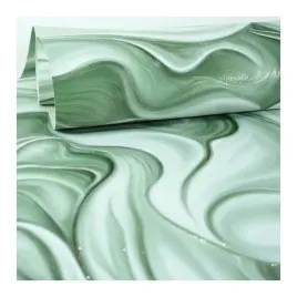 tapeta-efektowne-fale-3d-zielone-biale-zlote-zmywalna-winylowa-do-mycia
