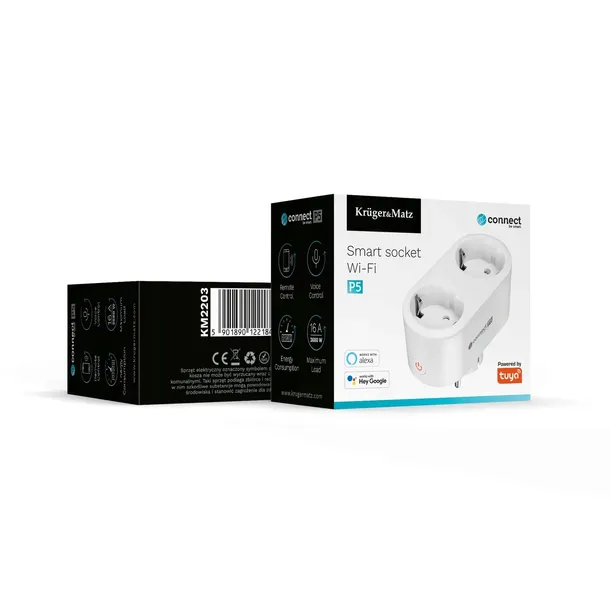inteligentne-gniazdo-podwojne-connect-p5-wifi-tuya-programator-do-choinki-stan-nowy-marka-krugerandmatz