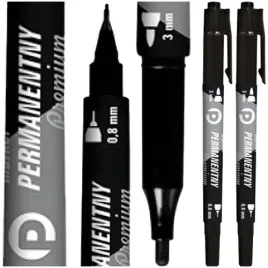 markery-dwustronne-permanentne-czarne-dwie-koncowki-3mm-0-8mm-tetis-2szt