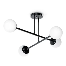 lampa-wiszaca-czarna-sufitowa-led-4x-e27-biala-kule-natynkowa-szklana-salon