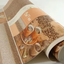 tapeta-kuchenna-ziarenka-kawy-filizanki-winylowa-do-mycia