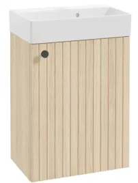 szafka-lazienkowa-wiszaca-z-umywalka-dab-vicenza-i-czarnym-uchwytem-50x70cm