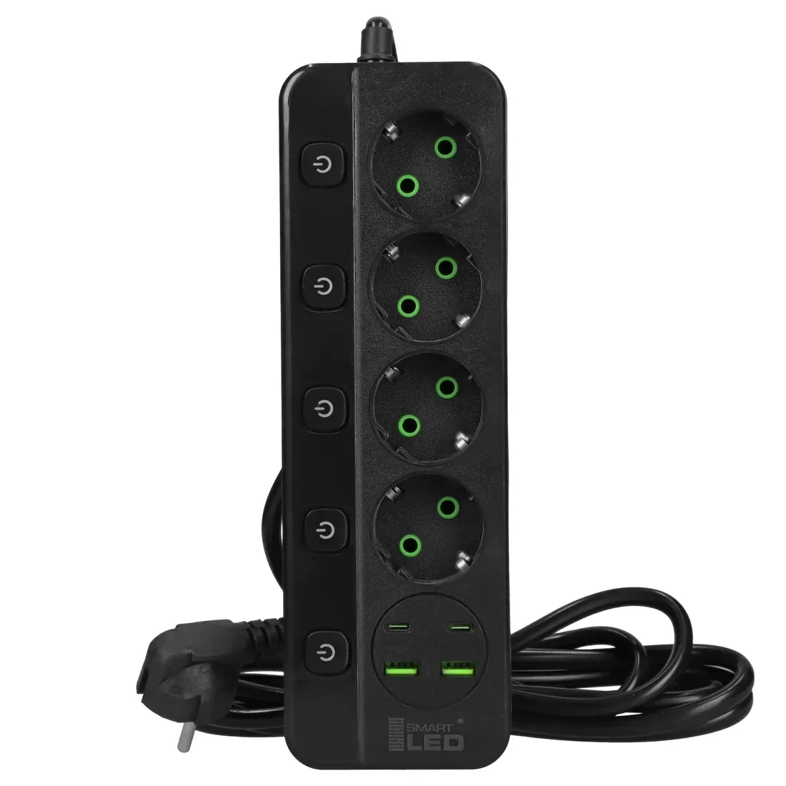 przedluzacz-listwa-zasilajaca-sieciowa-3-gniazda-230v-3m-4x-usb-ladowarka-stan-nowy