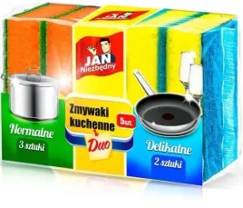 zmywaki-kuchenne-jan-niezbedny-duo-zestaw-5-sztuk-3-standardowe-2-delikatne