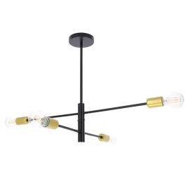 lampa-sufitowa-wiszaca-4x-e27-led-czarno-zlota