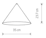 nowodvorski-klosz-cameleon-zenith-m-white-8070-stan-nowy