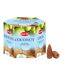 kadzidelka-stozkowe-hem-backflow-40-sztuk-coconut-kokos-kokosowe