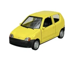 fiat-seicento-jasny-zolty-samochod-metalowy-welly-1-34-kolekcjonerske-auto