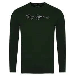 longsleeve-pepe-jeans-logo-pm508273-zielony