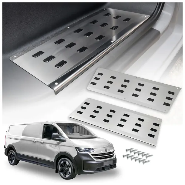 Nakładki ochronne na stopnie wewnętrzne przednie do VW TRANSPORTER T7 2025-