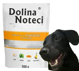 mokra-karma-dla-psa-dolina-noteci-premium-kaczka-z-dynia-w-saszetce-500g