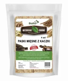 miesne-paski-z-kaczki-100percent-kaczka-miekki-przysmak-dla-psa-balto-4-szt