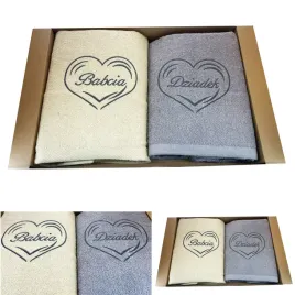 prezent-dla-dziadkow-komplet-dwoch-recznikow-duze-babci-i-dziadka-70x140cm