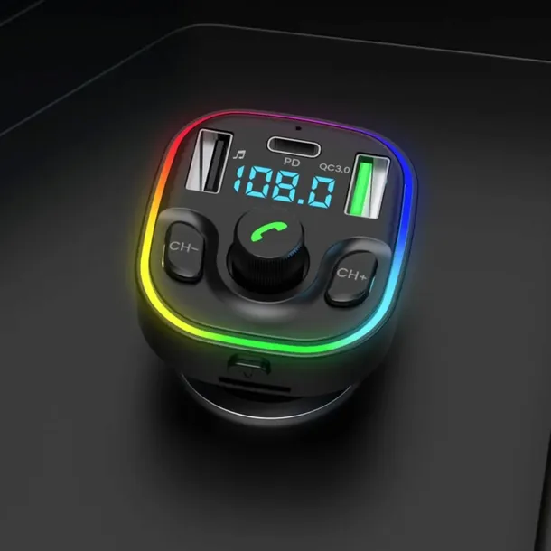 transmiter-samochodowy-fm-manta-bluetooth-usb-c-led-qc3-0-pd-stream-zalaczone-wyposazenie-transmiter-fm-bluetooth