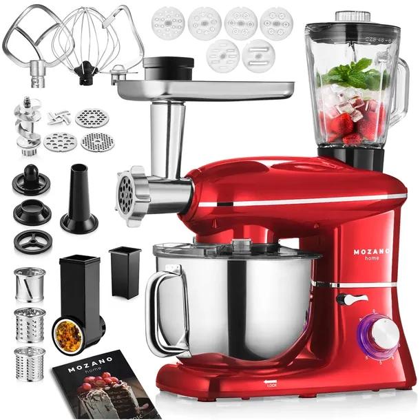 robot-kuchenny-mozano-kitchen-assistent-3200-w-czerwony-funkcje-kruszenie-lodu
