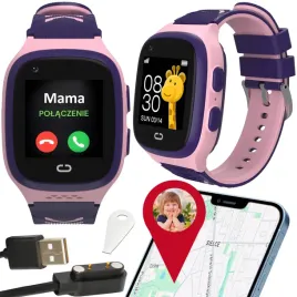 smartwatch-dla-dzieci-zegarek-4g-lte-gps-kamera-gry-blow-kids-k18-rozowy
