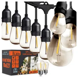 girlanda-ogrodowa-swietlna-10m-10x-zarowka-led-e27-przewod-wodoszczelna