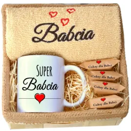 prezent-na-dzien-babci-urodziny-recznik-kubek-cuks
