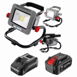 lampa-akumulatorowa-led-18v-bateria-4ah-ladowarka-graphite