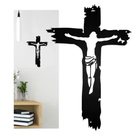 krzyz-scienny-metalowy-na-sciane-jezus-strzepiony-znak-wiary-20-cm