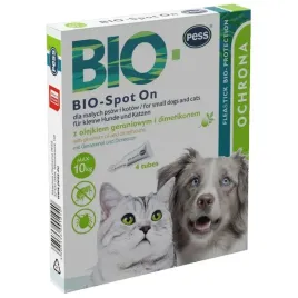 krople-na-pchly-i-kleszcze-dla-malego-psa-i-kota-pess-bio-spot-on-4-x-1g